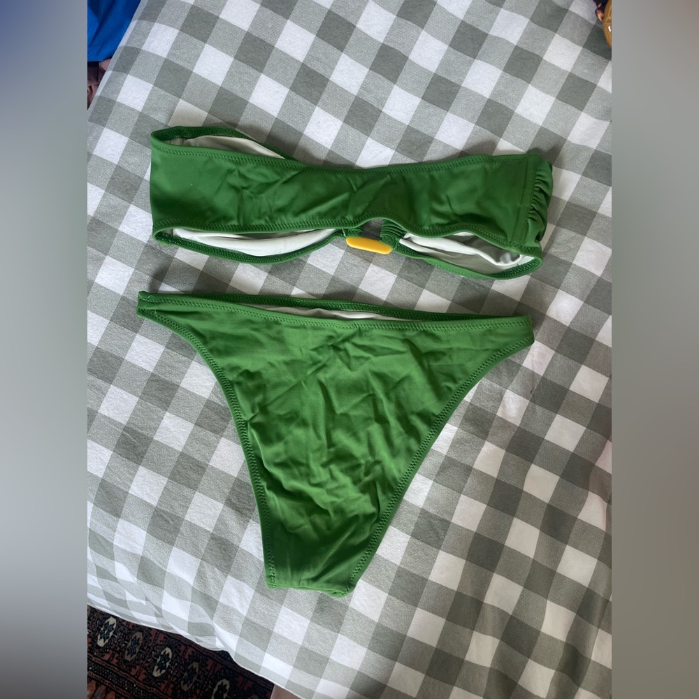 NWT Solid & Striped Tati Savana Green Bikini - Picture 9 of 9
